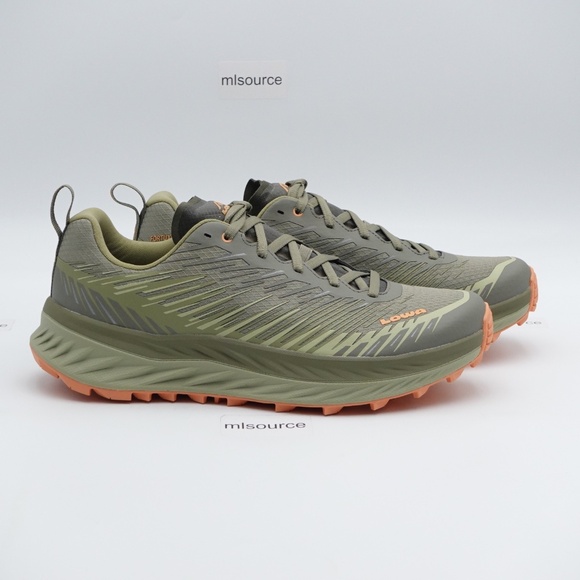 NEW Size 7 Women's LOWA Fortux Hiking Shoes 320693-7417 Seaweed/Apricot - Picture 3 of 7
